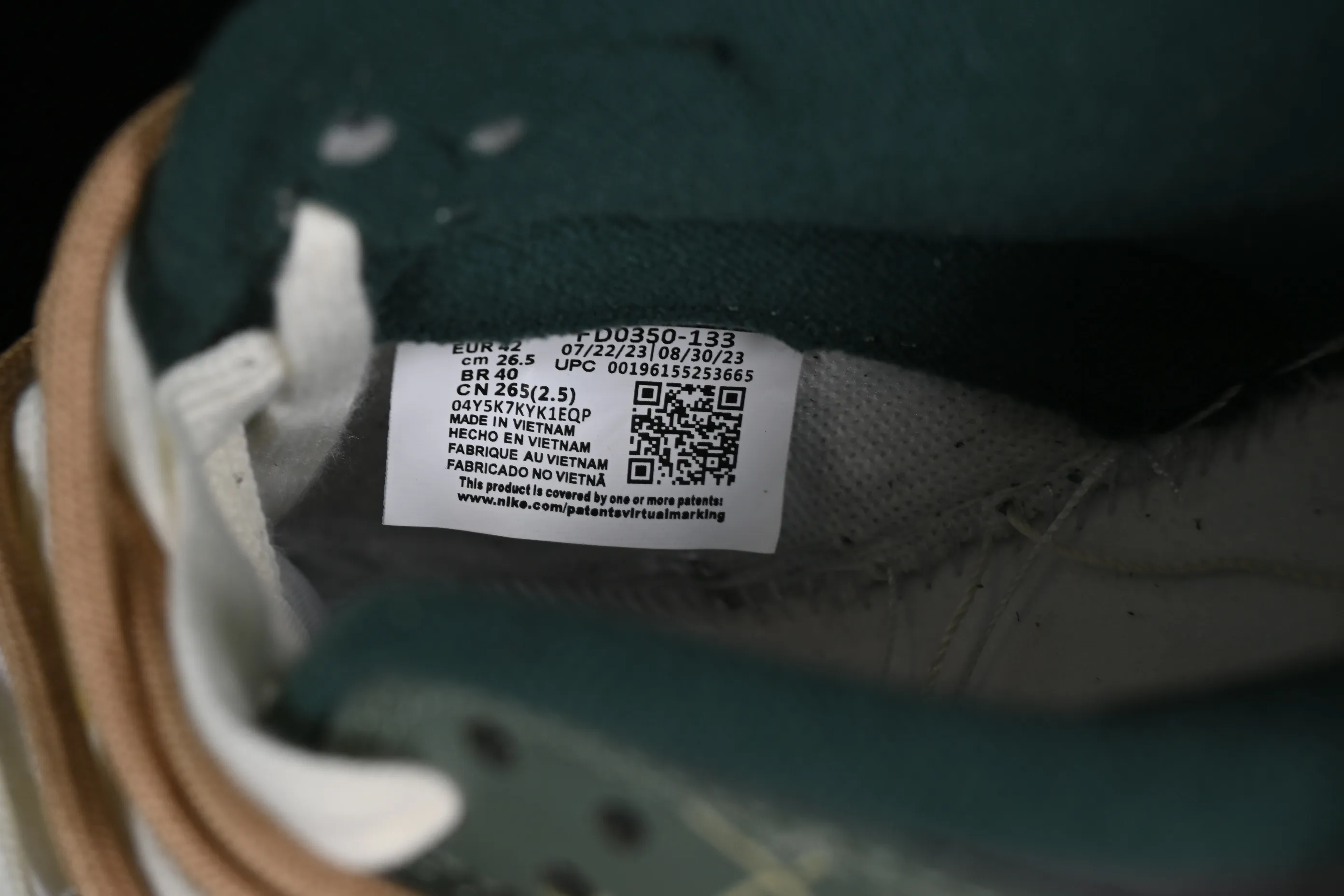 All Categories Nk SB Dunk Series Nk SB Dunk Low Low-top sneakers Nk Dunk Low Panda Prank Jungle Crossing-Lvye Fuyuan Rice brown green SB strap low-top casual sneakers FD0350-133
